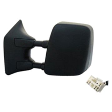 Door Mirror Assembly Left Power Heated w/Big Tow Pkg w/Textured Cover for Nissan TITAN SE 2006-2010