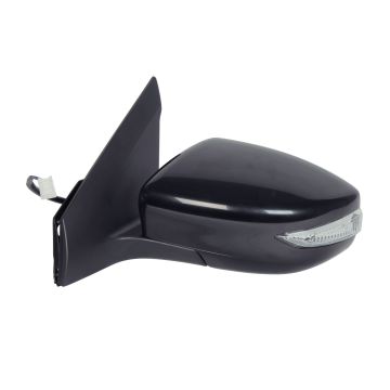 Door Mirror Assembly Left Power Non-Heated w/Signal Lamp w/Cover for Nissan Sentra 2013-2015