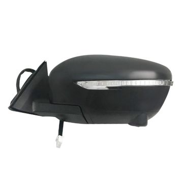 Door Mirror Assembly Left Power Heated w/Signal w/Side View Camera w/Cover for Nissan Rogue 2014-2016
