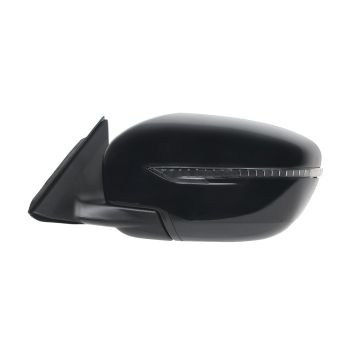 Door Mirror Assembly Left Power Heated w/o Side View Camera w/Cover for Nissan Rogue 2017-2020