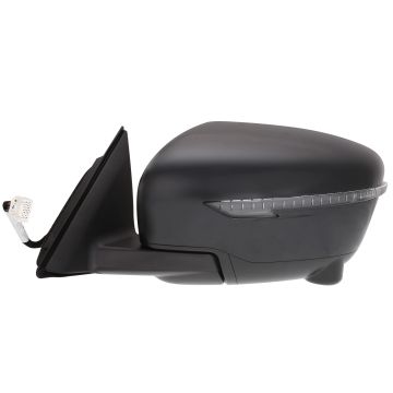 Door Mirror Assembly Left Power Heated w/Side View Camera w/Cover for Nissan Rogue 2016-2017