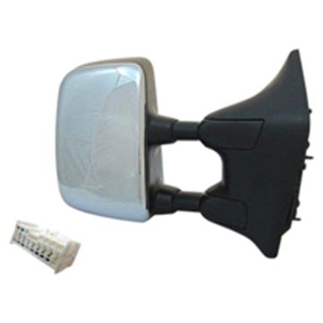 Door Mirror Assembly Right Power Heated w/Memory w/Towing Pkg w/Chrome Cover for Nissan TITAN LE SL 2004-2015