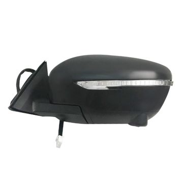 Door Mirror Assembly Right Power Heated w/Signal w/Side View Camera w/Cover for Nissan Rogue 2014-2016