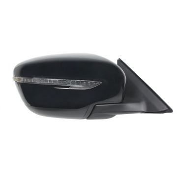 Door Mirror Assembly Right Power Heated w/o Side View Camera w/Cover for Nissan Rogue 2017-2020