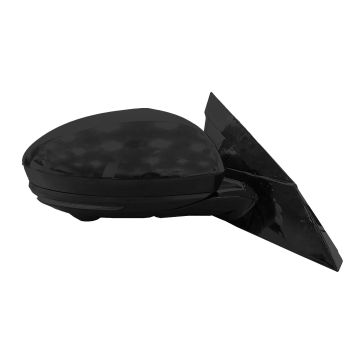 Door Mirror Right Heated w/o Side View Camera Textured Base w/Cover CAPA for Nissan Altima SV SR 2019-2023