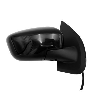 Door Mirror Right Manual w/o Blind Spot Detection w/Cover Black for Nissan Frontier 2022-2024