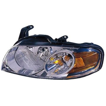 Headlight Assembly Composite Left CAPA for Nissan Sentra S Base 2004-2006