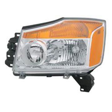 Headlight Assembly Composite Left for Nissan TITAN 2008-2015