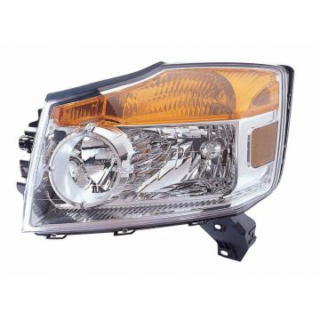 Headlight Assembly Composite Left CAPA for Nissan Armada 2008-2015