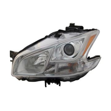 Headlight Assembly Composite Left Xenon CAPA for Nissan Maxima 2009-2014