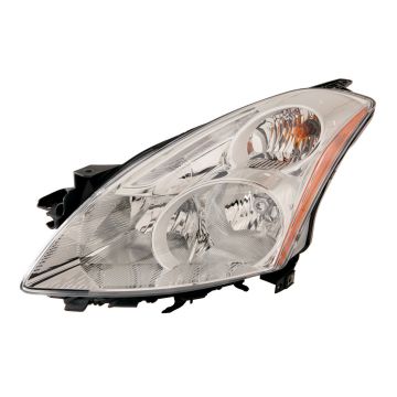 Headlight Assembly Composite Left Halogen CAPA for Nissan Altima 2010-2012