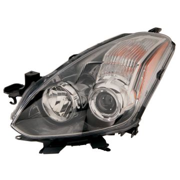 Headlight Assembly Composite Left Halogen CAPA for Nissan Altima Coupe 2010-2013