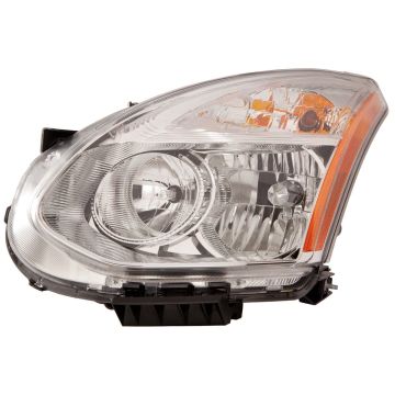 Headlight Assembly Composite Left Halogen CAPA for Nissan Rogue 2011-2012