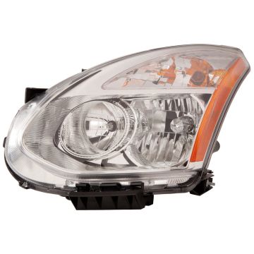 Headlight Assembly Composite Left Halogen CAPA for Nissan Rogue 2009-2010