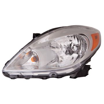 Headlight Assembly Composite Left CAPA for Nissan Versa Sedan 2012-2014