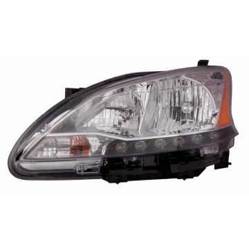Headlight Assembly Composite Left for Nissan Sentra 2013-2015