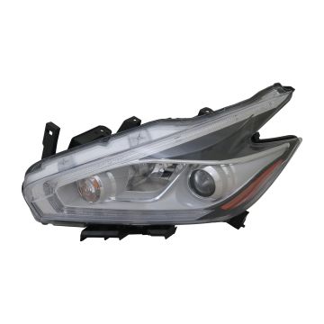 Headlight Assembly Composite Left Halogen CAPA for Nissan Murano 2015-2016