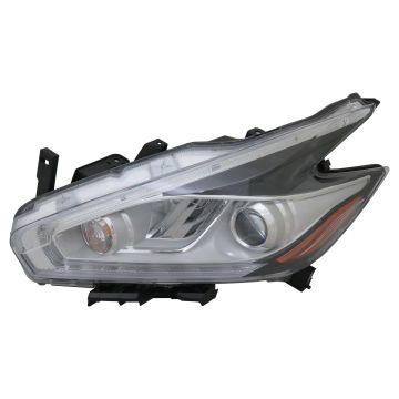 Headlight Assembly Composite Left LED CAPA for Nissan Murano 2015-2017
