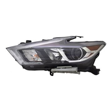 Headlight Assembly Composite Left LED CAPA for Nissan Maxima Platinum SR 2016-2018