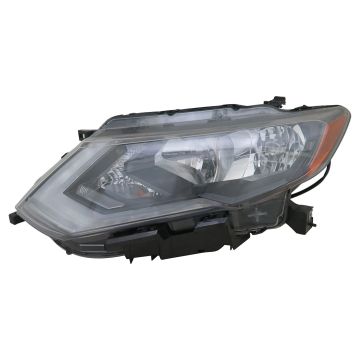 Headlight Assembly Composite Left Halogen for Nissan Rogue 2017-2020