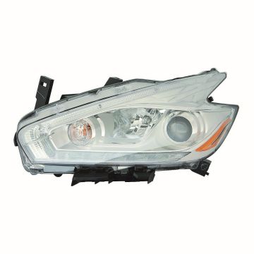 Headlight Assembly Composite Left Halogen CAPA for Nissan Murano 2017