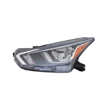 Headlight Assembly Composite Left Halogen CAPA for Nissan Versa 2020-2022