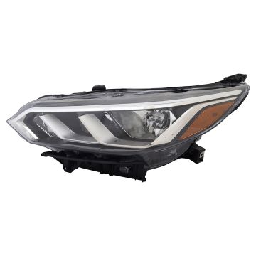 Headlight Assembly Composite Left Halogen CAPA for Nissan Sentra 2020-2023