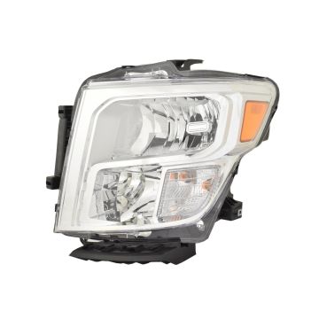 Headlight Assembly Composite Left Halogen CAPA for Nissan TITAN S SV 2020-2023