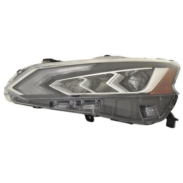 Headlight Assembly Composite Left LED w/Auto Leveling CAPA for Nissan Altima 2019-2022