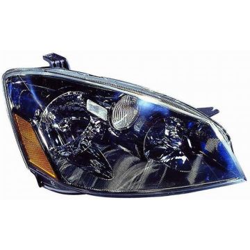Headlight Assembly Composite Right w/o HID CAPA for Nissan Altima S SL SE 2005-2006