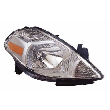 Headlight Assembly Composite Right CAPA for Nissan Versa 2007-2012