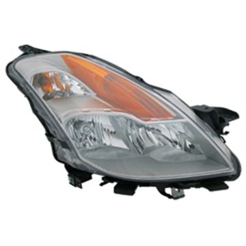 Headlight Assembly Composite Right w/o HID for Nissan Altima Coupe 2008-2009