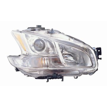 Headlight Assembly Composite Right Halogen CAPA for Nissan Maxima 2009-2014