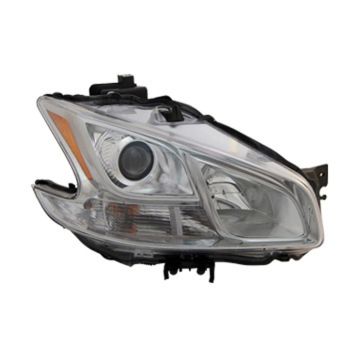 Headlight Assembly Composite Right Xenon CAPA for Nissan Maxima 2009-2014