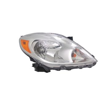 Headlight Assembly Composite Right CAPA for Nissan Versa Sedan 2012-2014