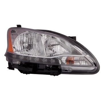 Headlight Assembly Composite Right for Nissan Sentra 2013-2015