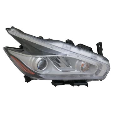 Headlight Assembly Composite Right LED CAPA for Nissan Murano 2015-2017