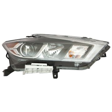 Headlight Assembly Composite Right Halogen for Nissan Maxima S SL SV 2016-2018