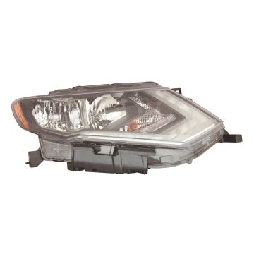 Headlight Assembly Composite Right Halogen for Nissan Rogue 2017-2020