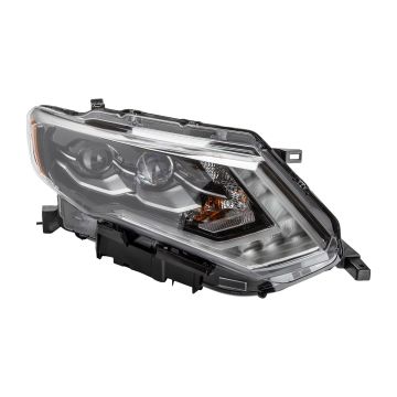 Headlight Assembly Composite Right LED CAPA for Nissan Rogue 2017-2018