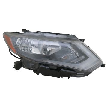 Headlight Assembly Composite Right LED Japan Built CAPA for Nissan Rogue 2018-2019