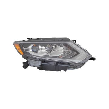 Headlight Assembly Composite Right LED CAPA for Nissan Rogue 2019-2020