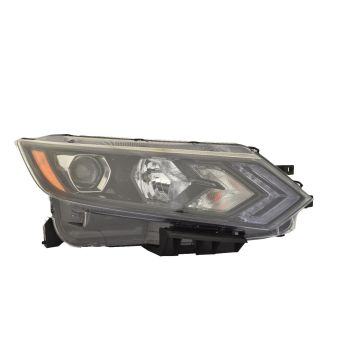 Headlight Assembly Composite Right Halogen CAPA for Nissan Qashqai Rogue Sport