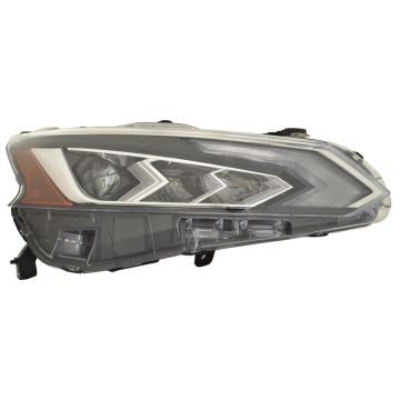 Headlight Assembly Composite Right LED w/Auto Leveling CAPA for Nissan Altima 2019-2022