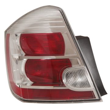 Tail Light Assembly Left CAPA for Nissan Sentra S SL Base 2010-2012