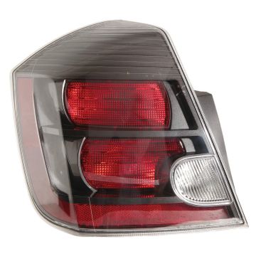 Tail Light Assembly Left CAPA for Nissan Sentra SR SE-R SE-R Spec V 2010-2012