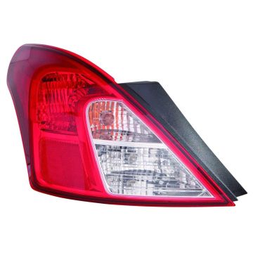 Tail Light Assembly Left CAPA for Nissan Versa Sedan 2012-2019