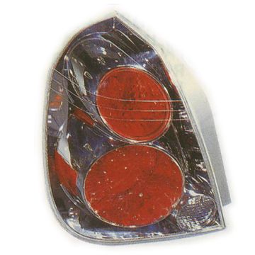 Tail Light Assembly Right w/Chrome Rim for Nissan Altima S SL SE Base 2005-2006