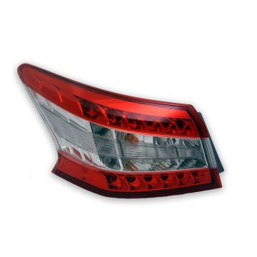 Tail Light Assembly Left Outer for Nissan Sentra 2013-2015