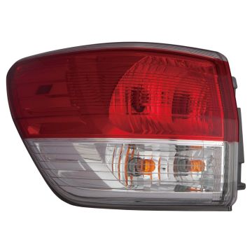 Tail Light Assembly Left Outer CAPA for Nissan Pathfinder 2013-2016